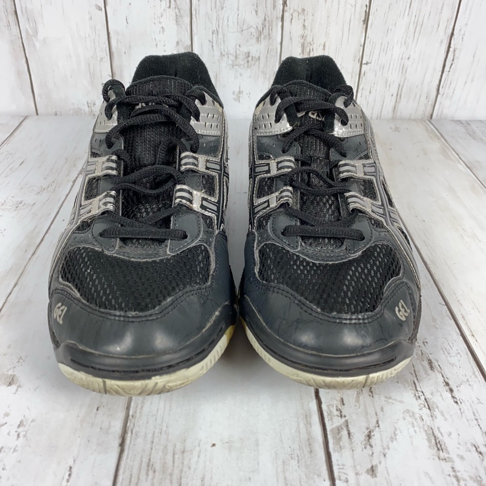 Asics Gel-Rocket Shoes Women’s Size 9.5 Athletic Running B053N Black Silver - Picture 4 of 12